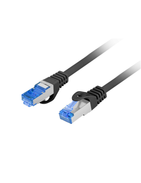 Lanberg PCF6A-10CC cable de red Negro 2 m Cat6a S/FTP (S-STP)