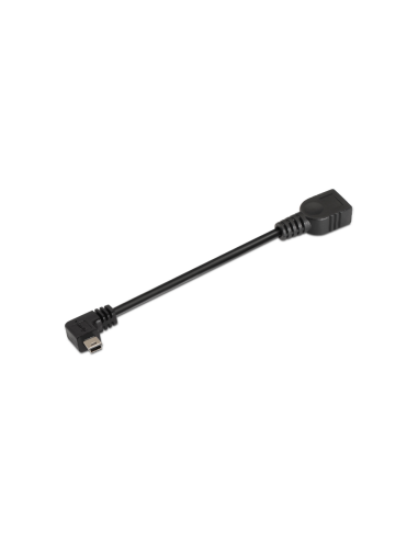 AISENS A101-0034 cable USB USB 2.0 0,15 m Mini-USB B USB A Negro