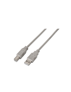 AISENS A101-0003 cable USB USB 2.0 3 m USB A USB B Beige