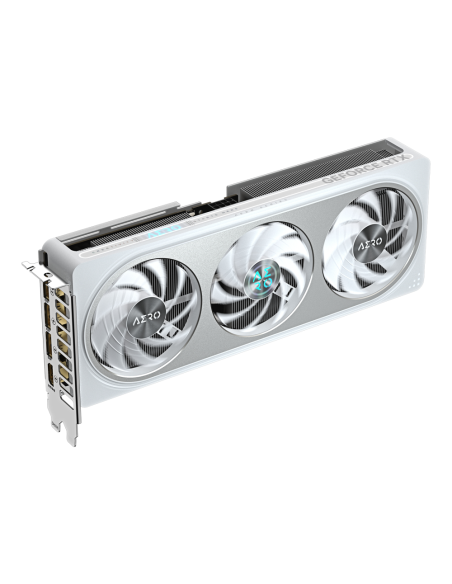 GIGABYTE GeForce RTX 5060 Ti AERO OC 8G Tarjeta Gráfica – 8 GB GDDR7, 128 bits, PCI-E 5.0, 2647 MHz Frecuencia del núcleo, 3 x D