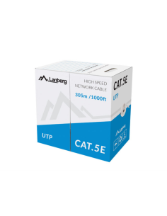 Lanberg LCU5-11CU-0305-S cable de red Gris 305 m Cat5e U/UTP (UTP)
