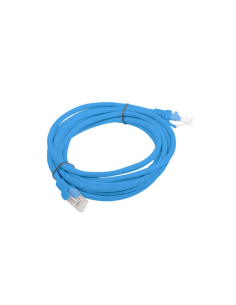 Lanberg PCU6-10CC-0300-B cable de red Azul 3 m Cat6 U/UTP (UTP)