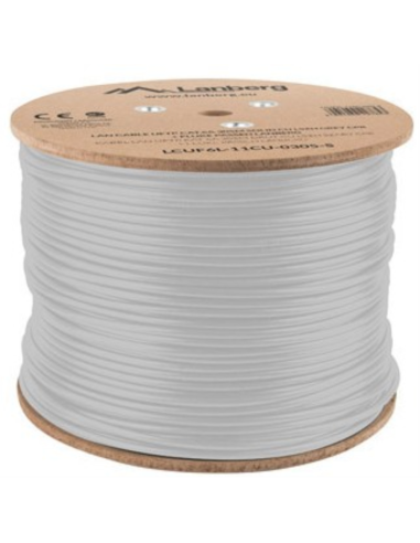 Lanberg LCUF6L-11CU-0305-S cable de red Gris 305 m Cat6a U/FTP (STP)