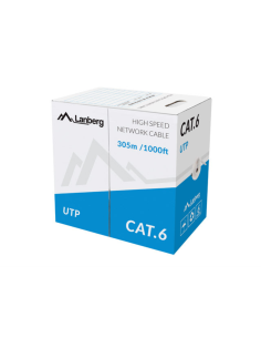 Lanberg LCU6-11CU-0305-S cable de red Gris 305 m Cat6 U/UTP (UTP)