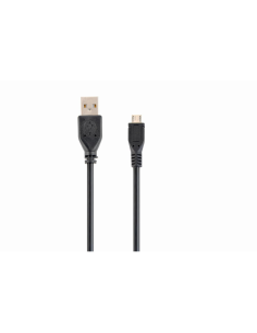 Lanberg CA-USBA-12CC-0050-TR cable USB USB 2.0 5 m USB B Transparente