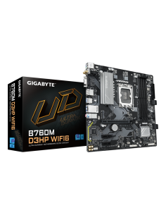 GIGABYTE B760M D3HP WIFI6 Placa base - Compatible con procesadores Intel Core 14ª generación, VRM digital de 4+1+1 fases, hasta  2