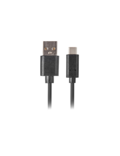 Lanberg CA-USBO-20CU-0005-BK cable USB USB 2.0 0,5 m USB C USB A Negro