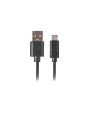 Lanberg CA-USBO-20CU-0005-BK cable USB USB 2.0 0,5 m USB C USB A Negro