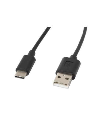 Lanberg CA-USBO-10CC-0018-BK cable USB USB 2.0 1,8 m USB A USB C Negro