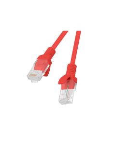 Lanberg PCU6-10CC-0100-R cable de red Rojo 1 m Cat6 U/UTP (UTP)
