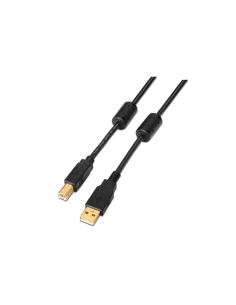 AISENS A101-0009 cable USB USB 2.0 2 m USB A USB B Negro
