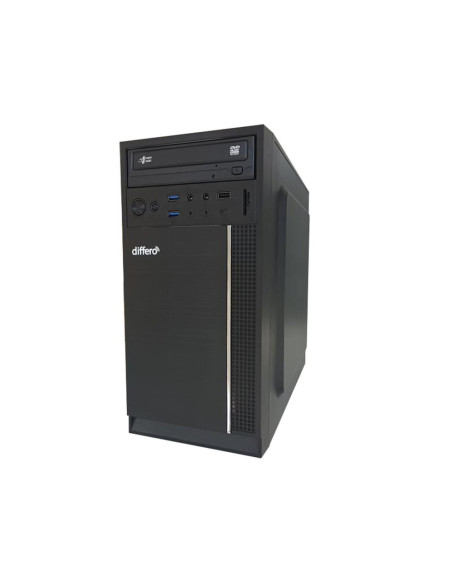 differo OR1639279 PC Intel® Core™ i5 i5-12400 DDR4-SDRAM Windows 11 Home (versión de prueba preinstalada) Midi Tower Negro