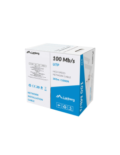 Lanberg LCU5-10CC-0305-S cable de red Gris 305 m U/UTP (UTP)