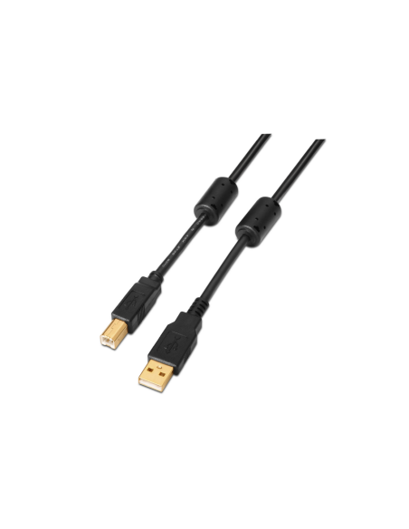 AISENS A101-0011 cable USB USB 2.0 5 m USB A USB B Negro