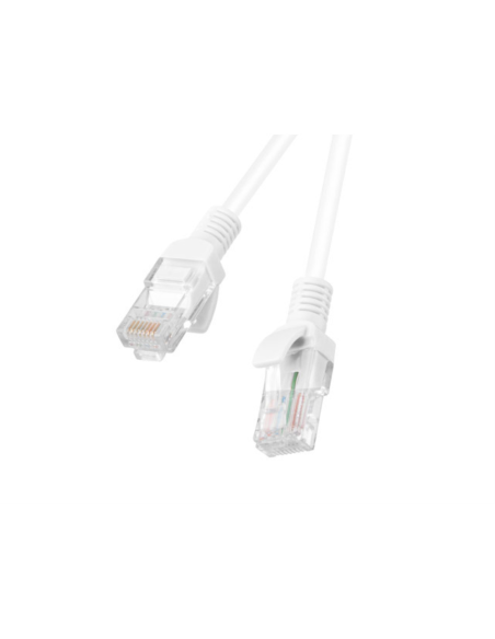 Lanberg PCU5-10CC-0300-W cable de red Blanco 3 m Cat5e U/UTP (UTP)