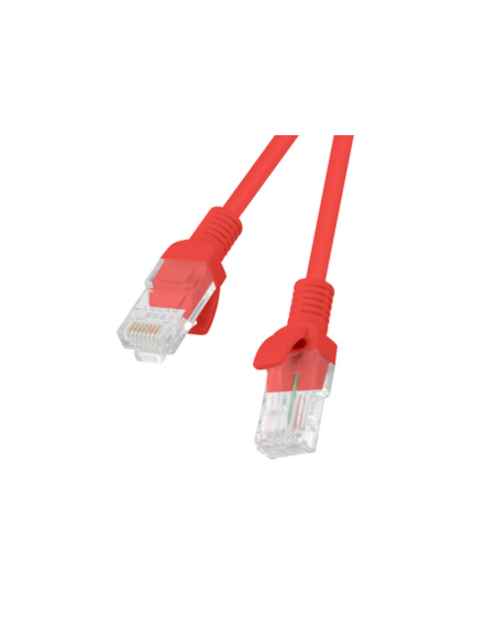 Lanberg PCU6-10CC-0100-R cable de red Rojo 1 m Cat6 U/UTP (UTP)