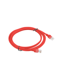 Lanberg PCU6-10CC-0200-R cable de red Rojo 2 m Cat6 U/UTP (UTP)
