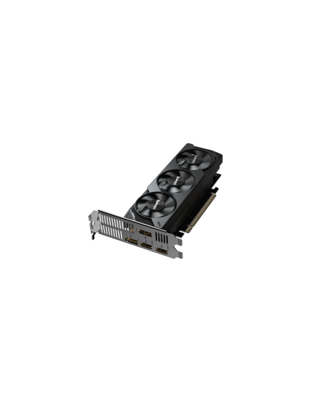 GIGABYTE GeForce RTX 5050 OC Low Profile 8G Tarjeta Gráfica - 8GB GDDR6, 128bit, PCI-E 5.0, 2587MHz Frecuencia del núcleo, 2 x D