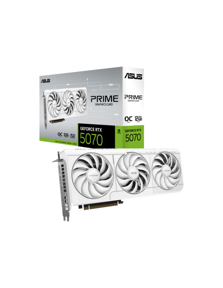 ASUS Prime -RTX5070-O12G-WHITE NVIDIA GeForce RTX 5070 12 GB GDDR7
