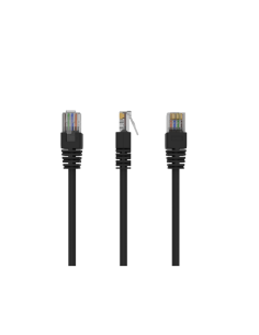 Gembird Patch Cord Cat.5e UTP 0.25m cable de red Negro 0,25 m Cat5e U/UTP (UTP)