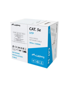 Lanberg LCU5-15CC-0305-S cable de red Gris 305 m Cat.5/Cat.5e U/UTP (UTP)