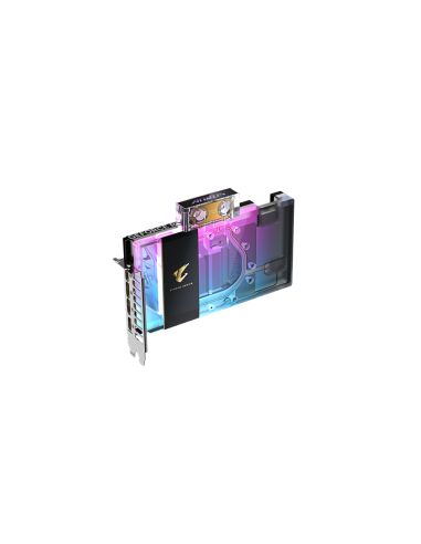 GIGABYTE AORUS GeForce RTX 5080 XTREME WATERFORCE WB 16G Tarjeta Gráfica - 16GB GDDR7, 256 bits, PCI-E 5.0, 2805MHz Core Clock, 