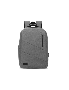 SUBBLIM City Backpack Mochila para portátil 15.6", Poliéster Oxford, Gris