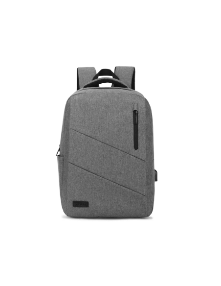 SUBBLIM City Backpack Mochila para portátil 15.6", Poliéster Oxford, Gris