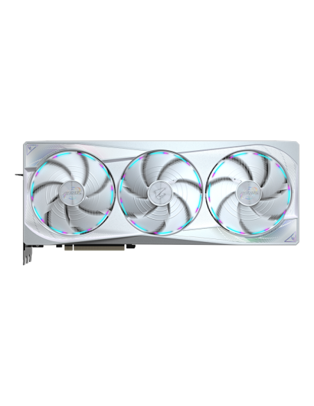 GIGABYTE AORUS GeForce RTX 5080 MASTER ICE 16G Tarjeta Gráfica - 16GB GDDR7, 256 bits, PCI-E 5.0, 2805MHz Core Clock, 3 x DP 2.1