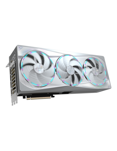 GIGABYTE AORUS GeForce RTX 5080 MASTER ICE 16G Tarjeta Gráfica - 16GB GDDR7, 256 bits, PCI-E 5.0, 2805MHz Core Clock, 3 x DP 2.1