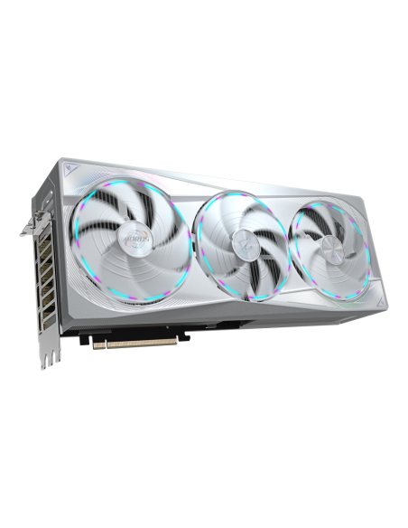 GIGABYTE AORUS GeForce RTX 5080 MASTER ICE 16G Tarjeta Gráfica - 16GB GDDR7, 256 bits, PCI-E 5.0, 2805MHz Core Clock, 3 x DP 2.1