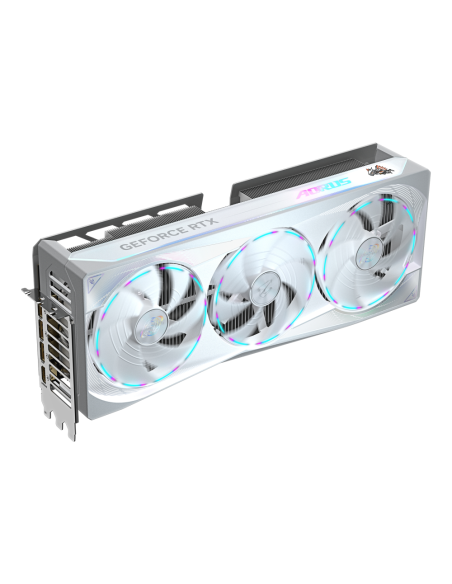 GIGABYTE AORUS GeForce RTX 5080 MASTER ICE 16G Tarjeta Gráfica - 16GB GDDR7, 256 bits, PCI-E 5.0, 2805MHz Core Clock, 3 x DP 2.1