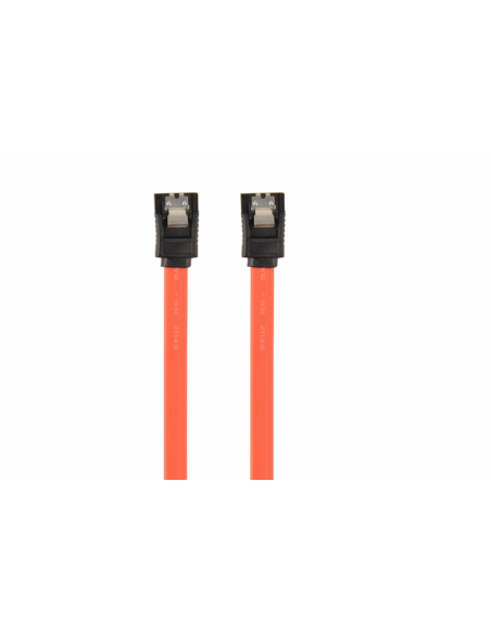 Gembird CC-SATAM-DATA cable de SATA 0,5 m Negro, Rojo