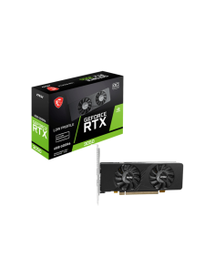 MSI GEFORCE RTX 3050 LP E 6G OC tarjeta gráfica NVIDIA 6 GB GDDR6 2