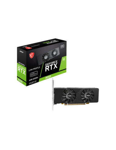 MSI GEFORCE RTX 3050 LP E 6G OC tarjeta gráfica NVIDIA 6 GB GDDR6