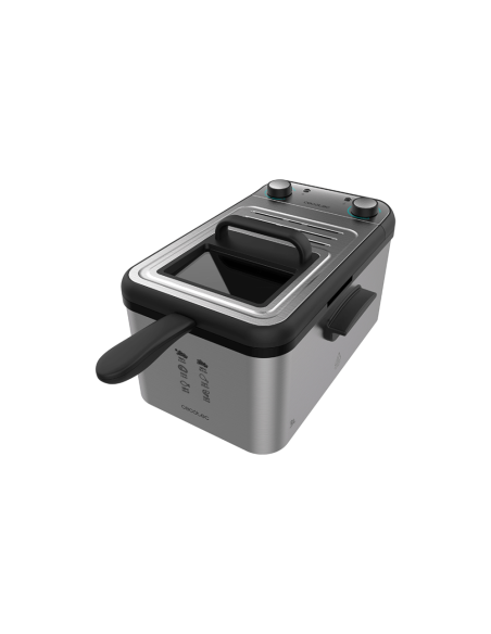 Cecotec CleanFry Infinity 3000 Sencillo 3 L Independiente 2400 W Freidora Acero inoxidable