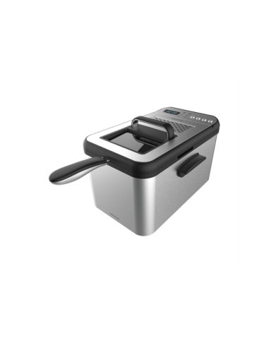 Cecotec Cleanfry Luxury 4000 Sencillo 4,2 L Independiente 3270 W Freidora Negro, Acero inoxidable