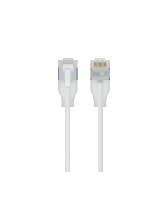 Ubiquiti UACC-Cable-Patch-EL-C6A-3M-W cable de red Translúcido, Blanco Cat6a