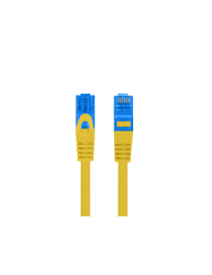 Lanberg PCF6A-10CC-0050-Y cable de red Amarillo 0,5 m Cat6a S/FTP (S-STP)