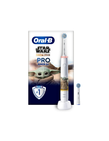 Oral-B PRO 14876674 cepillo eléctrico para dientes Niño Cepillo dental giratorio Multicolor, Blanco