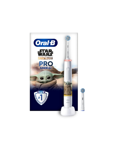 Oral-B PRO 14876674 cepillo eléctrico para dientes Niño Cepillo dental giratorio Multicolor, Blanco