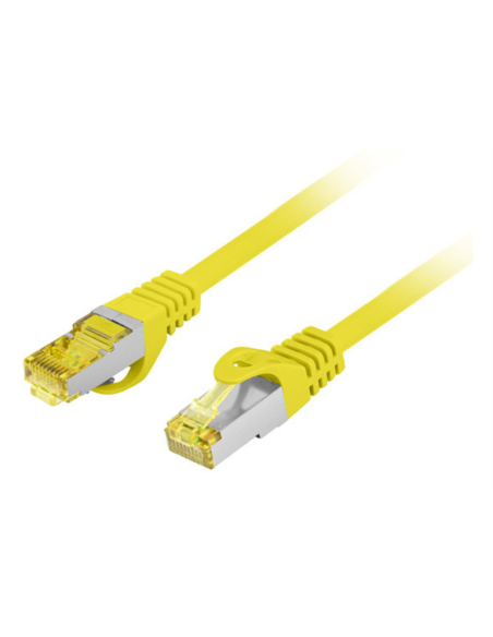 Lanberg PCF6A-10CU-0050-Y cable de red Amarillo 0,5 m Cat6a S/FTP (S-STP)