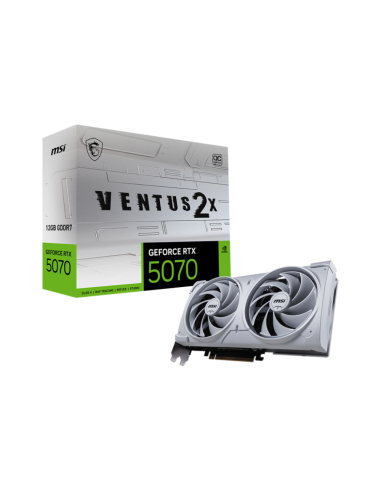 MSI GeForce RTX5070 VENTUS 2X OC White NVIDIA GeForce RTX 5070 12 GB GDDR7