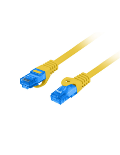 Lanberg PCF6A-10CC-0100-Y cable de red Amarillo 1 m Cat6a S/FTP (S-STP)