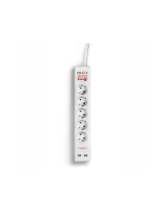 Salicru 680BA000002 limitador de tensión Blanco 5 salidas AC 250 V 1,5 m