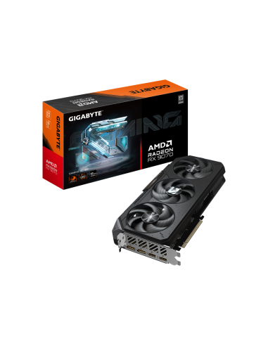GIGABYTE Radeon RX 9070 GAMING OC 16G Tarjeta Gráfica - 16GB GDDR6, 256 bits, PCI-E 5.0, 2700 MHz Frecuencia Base, 2 x DisplayPo