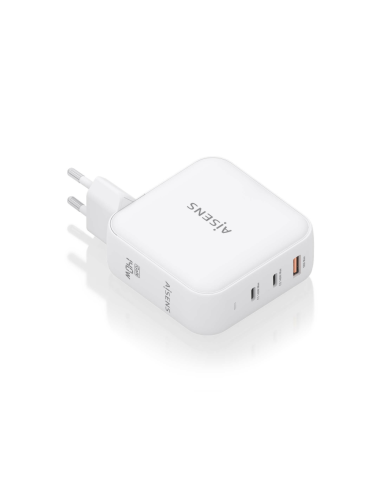 AISENS ASCH-140W3P030-W cargador de dispositivo móvil Universal Corriente alterna Carga rápida Interior