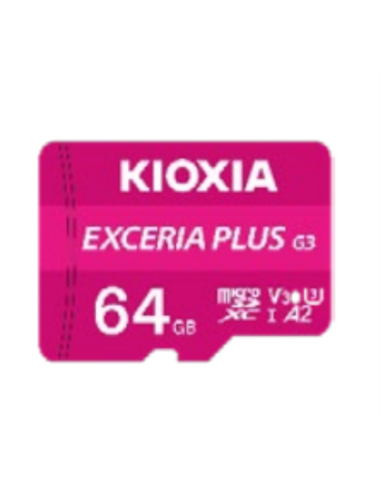 Kioxia EXCERIA PLUS G3 64 GB MicroSDXC UHS-I Clase 10