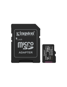 Kingston Technology 256GB microSDXC Canvas Select Plus Gen3 150MB/s A1 (Incluye adaptador de SD)