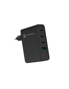 NATEC NUC-2234 cargador de dispositivo móvil Portátil, Smartphone Negro Corriente alterna Carga rápida Interior